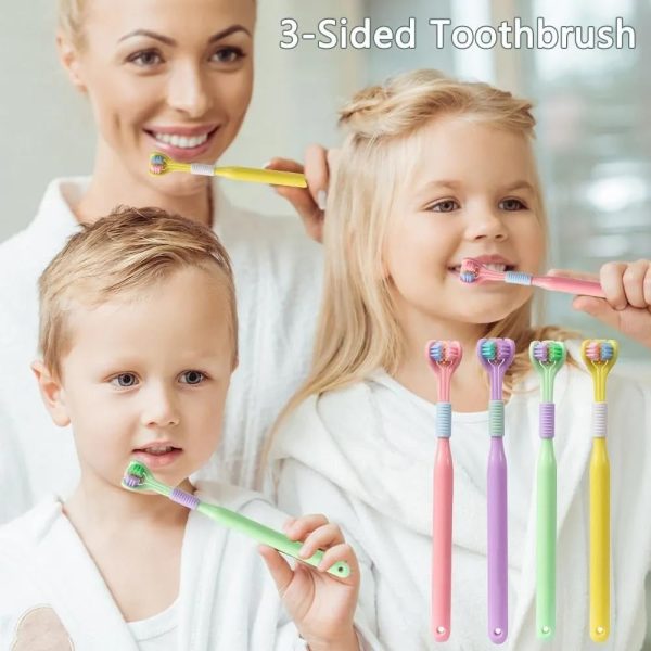 3-sided Triple Angle Toothhugger Training Toothbrush, Ultra Soft Bristles, Toddler And Autistic Oral Care