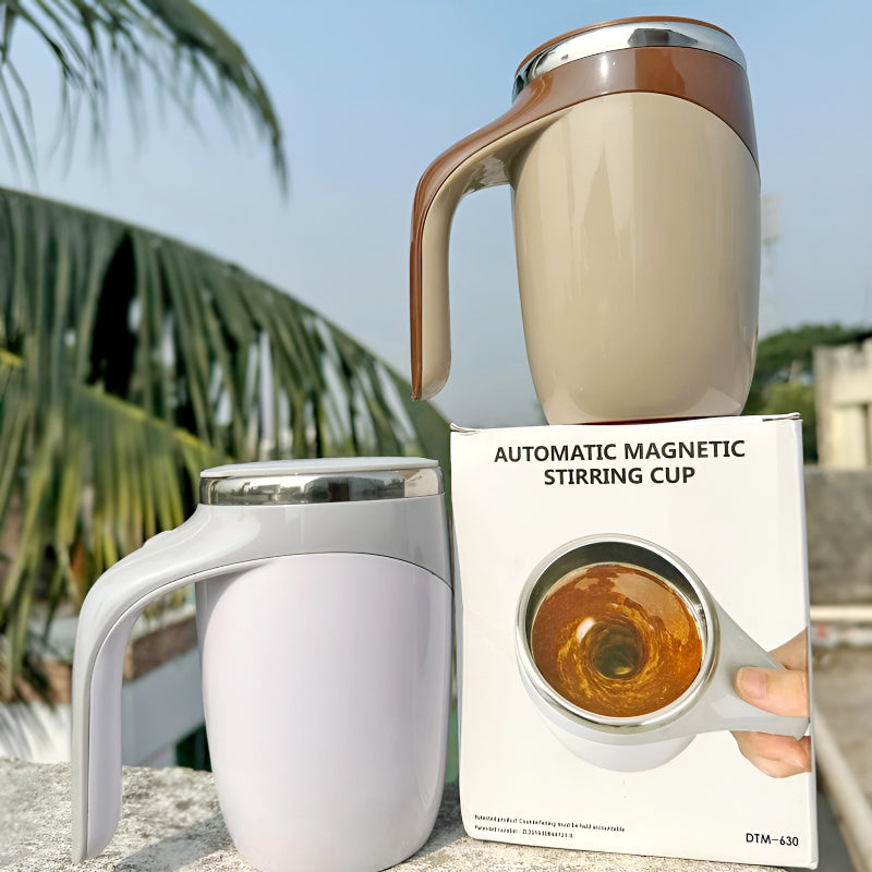Portable Automatic Magnetic Self-Stirring Cup