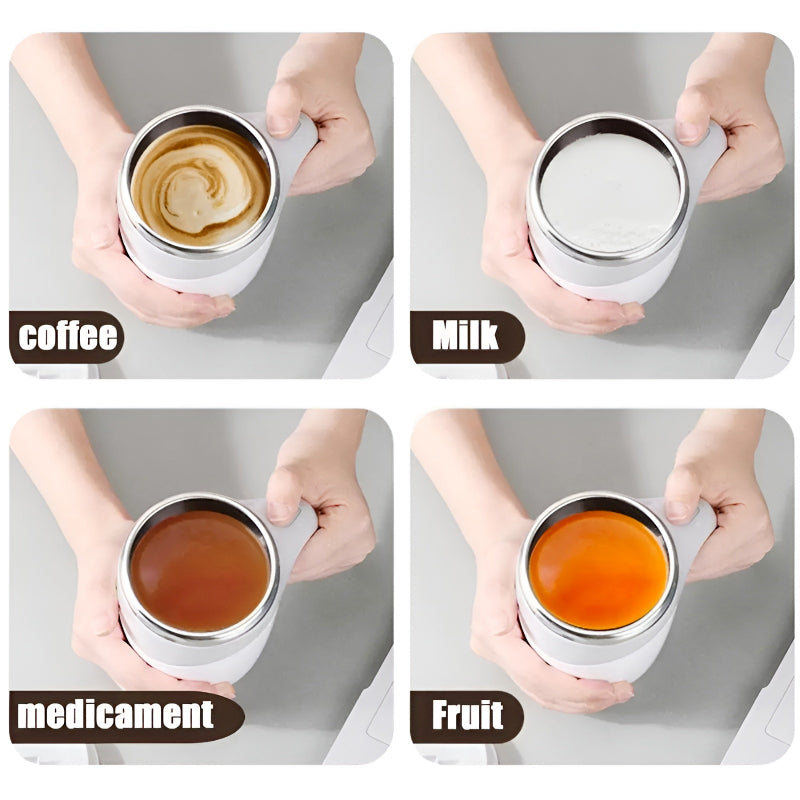 Portable Automatic Magnetic Self-Stirring Cup