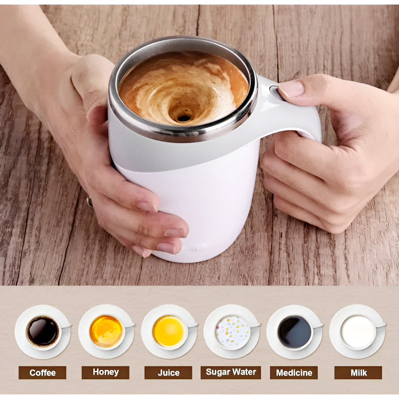 Portable Automatic Magnetic Self-Stirring Cup