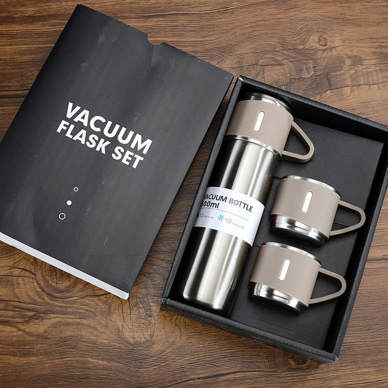 High Quality Food Grade Stainless Steel Vacuum Flask Set