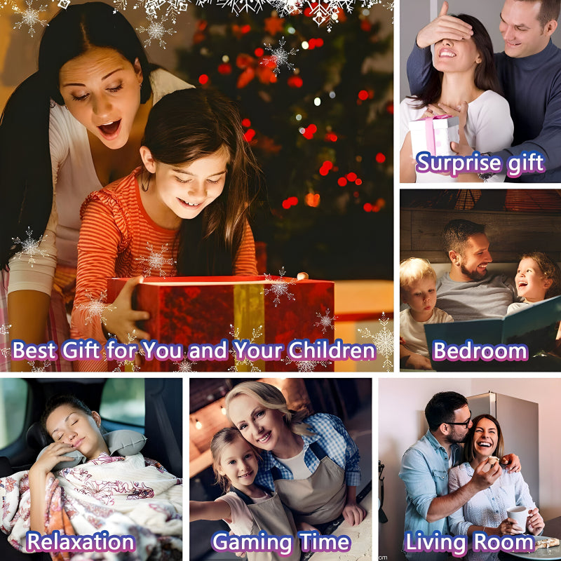 LED Galaxy Projector Light With Bluetooth Speaker