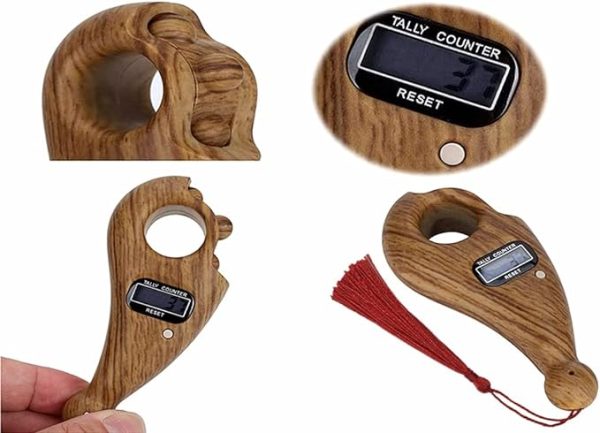 Manual Handheld Digital Tally Counter | Finger Counting Tasbeeh |Portable Finger Counter Prayer Gifts (Random Color)