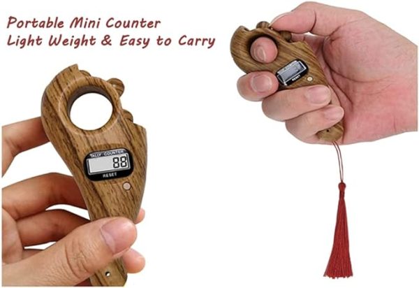 Manual Handheld Digital Tally Counter | Finger Counting Tasbeeh |Portable Finger Counter Prayer Gifts (Random Color)