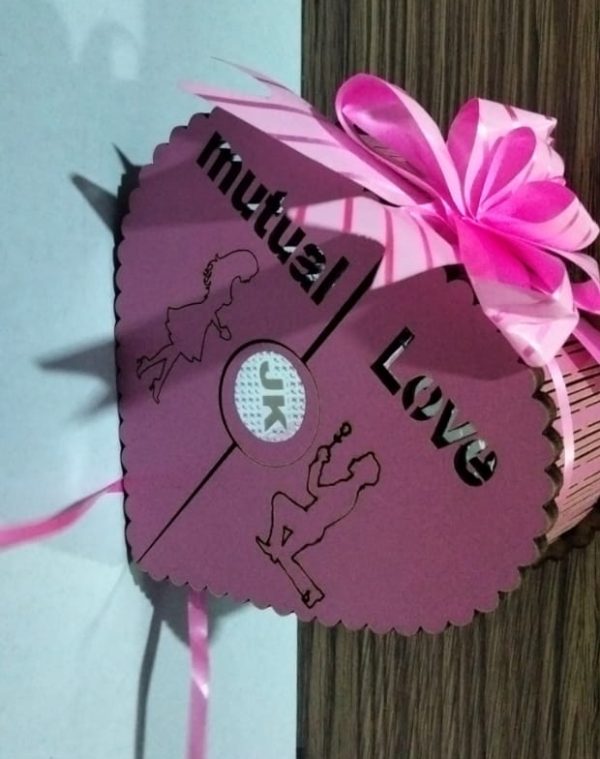 Mutual Love Perfume Wood Heart Shape Perfume | Decorating Perfume (Random Color)