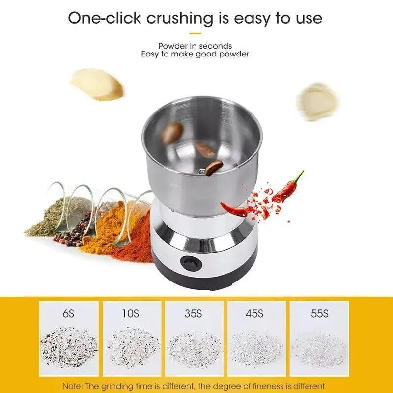 Multifunctional Electric Spice Grinder - Portable and Rechargeable