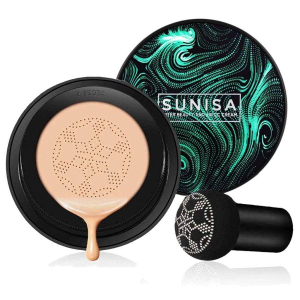 Sunisa Foundation Base Waterproof | Mushroom Head Air Cushion Bb Cream Nude Liquid Foundations Cc Cream