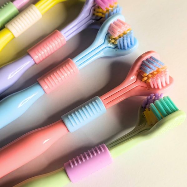 3-sided Triple Angle Toothhugger Training Toothbrush, Ultra Soft Bristles, Toddler And Autistic Oral Care