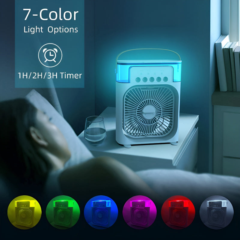 Multi-Functional Portable Air Humidifier Cooling USB Fan