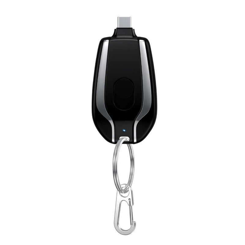 Ultra-Compact 1500mAh Keychain Emergency Charger