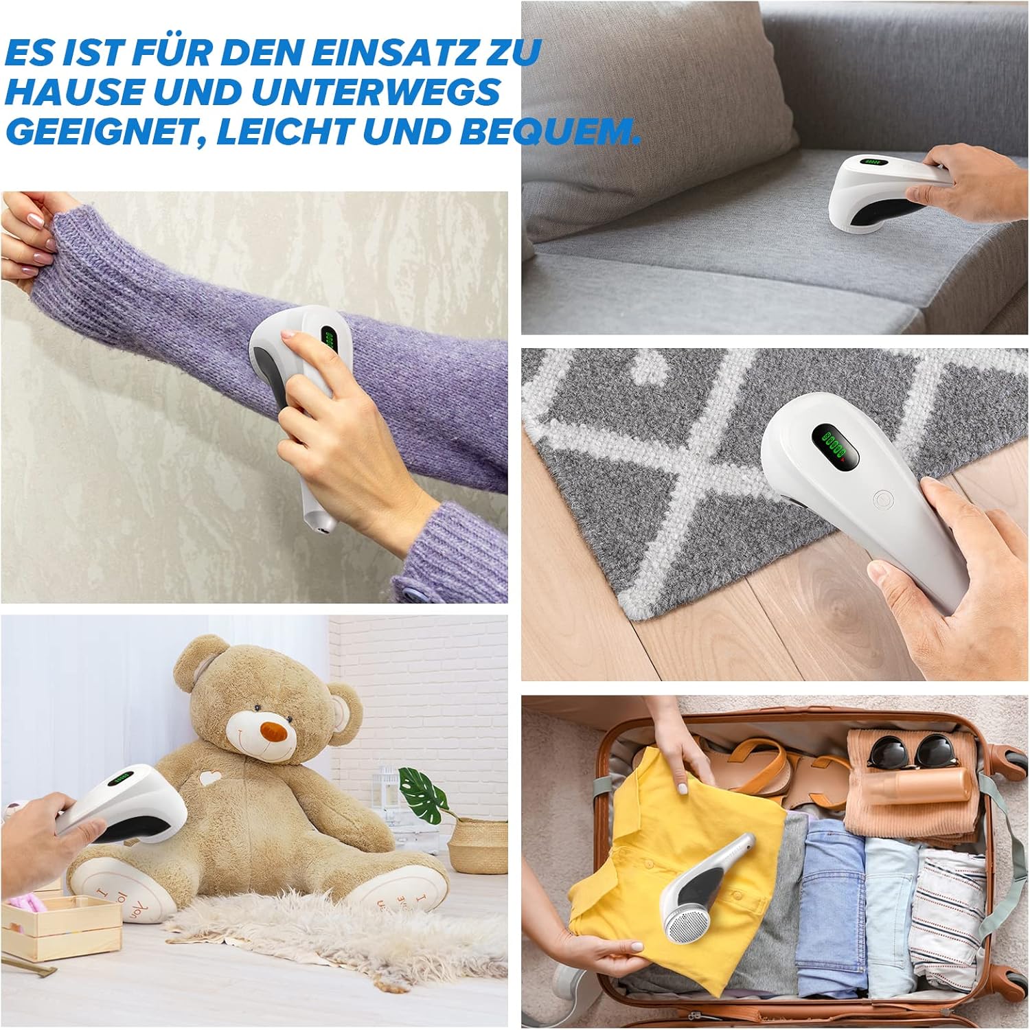 Rechargeable Lint Remover – Make Clothes Look Brand