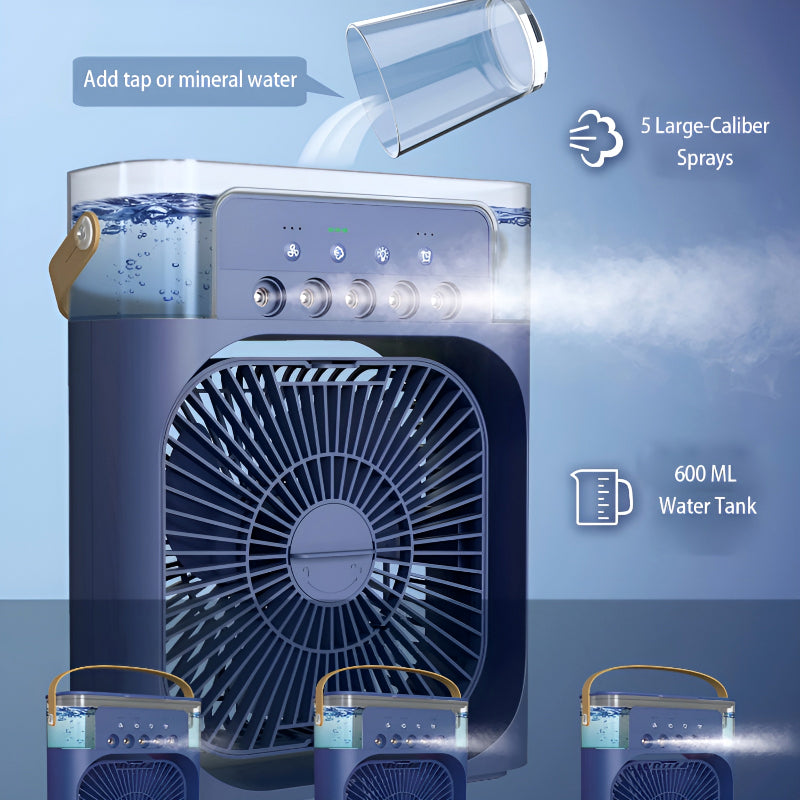 Multi-Functional Portable Air Humidifier Cooling USB Fan